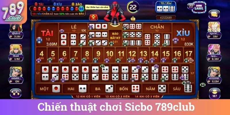 Chien thuat choi Sicbo 789club Chiến thuật chơi Sicbo 789club