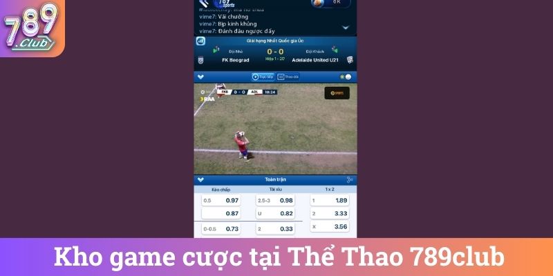 Kho game cuoc tai The Thao 789club Kho game cược tại Thể Thao 789club