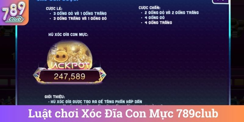 Luật chơi Xóc Đĩa Con Mực 789club